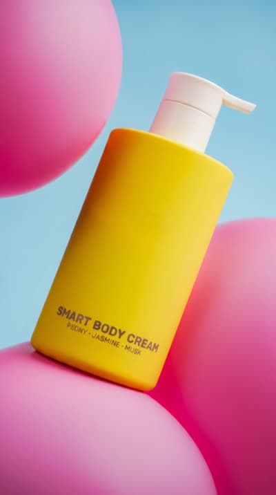 Creme Corporal Colorido com Balões