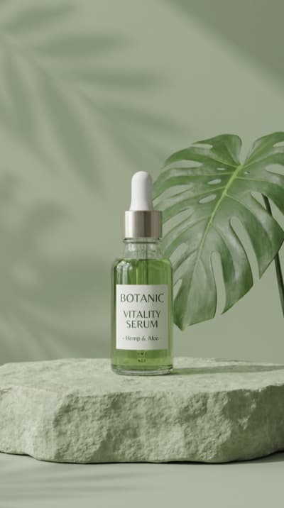 Sérum Botânico Verde na Prateleira