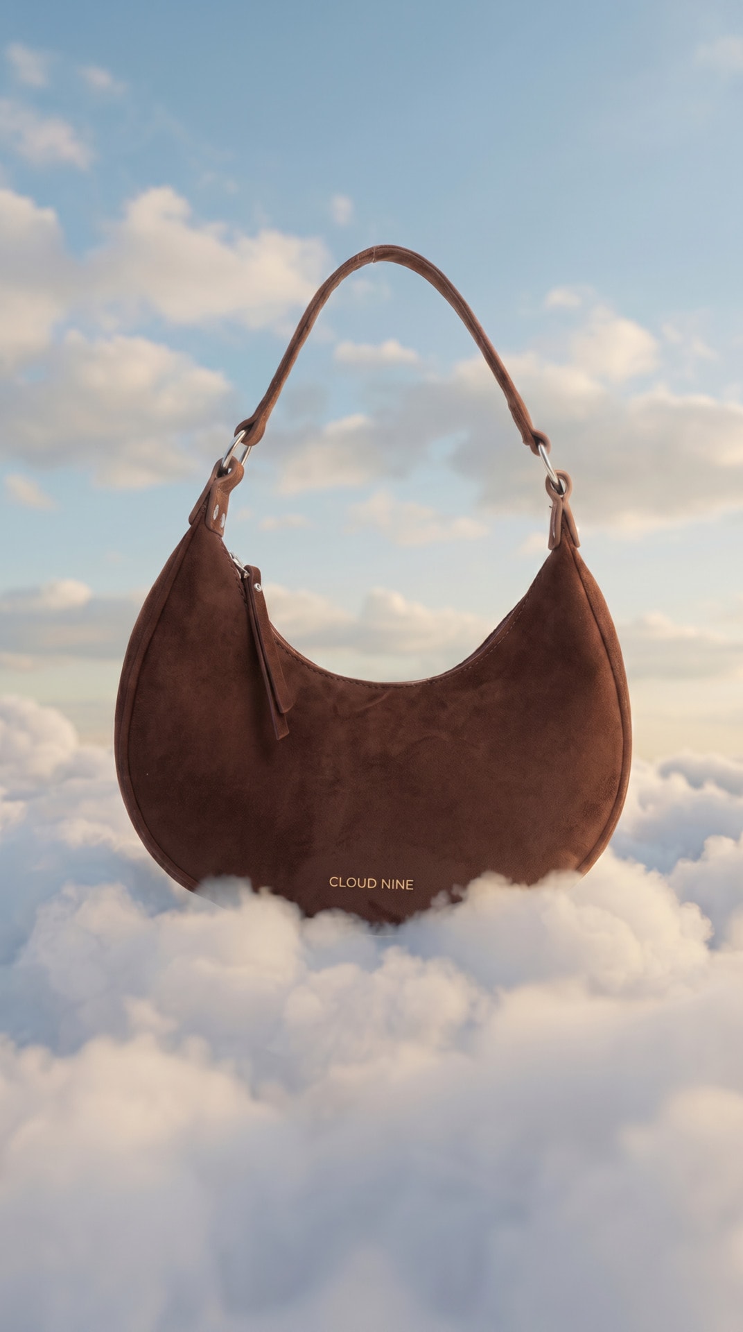 Brown Hobo Bag Cloudscape