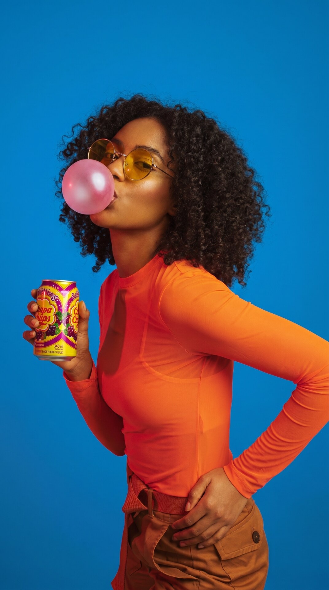 Orange Soda Sunglasses Portrait