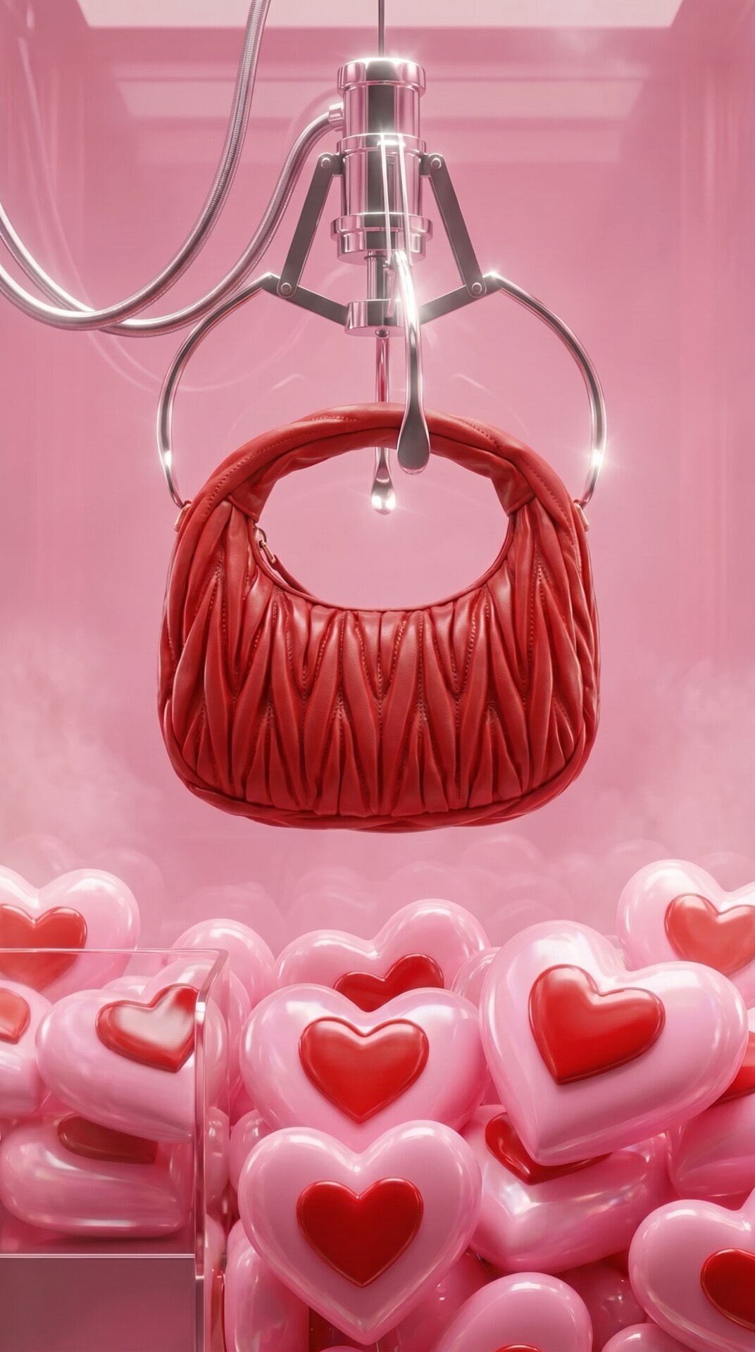 Pink Claw Machine Handbag