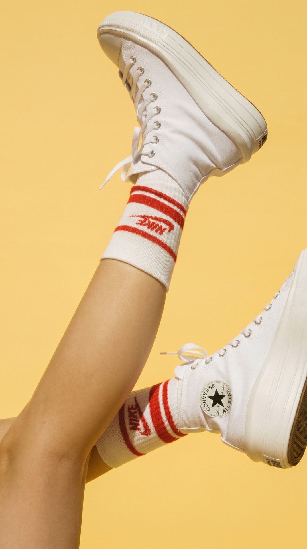 High Top Sneaker Yellow Studio