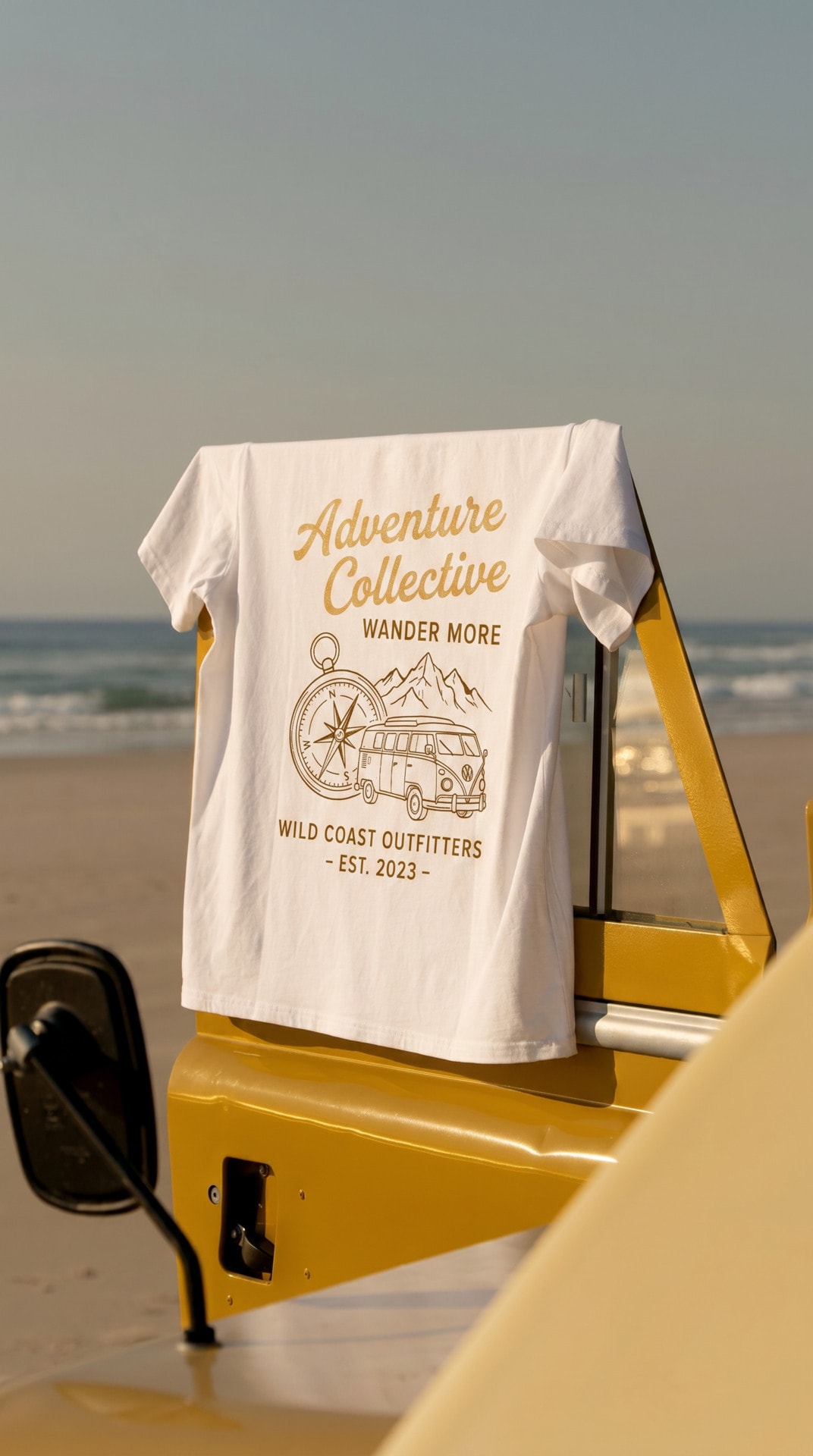 Adventure Tee Yellow Car