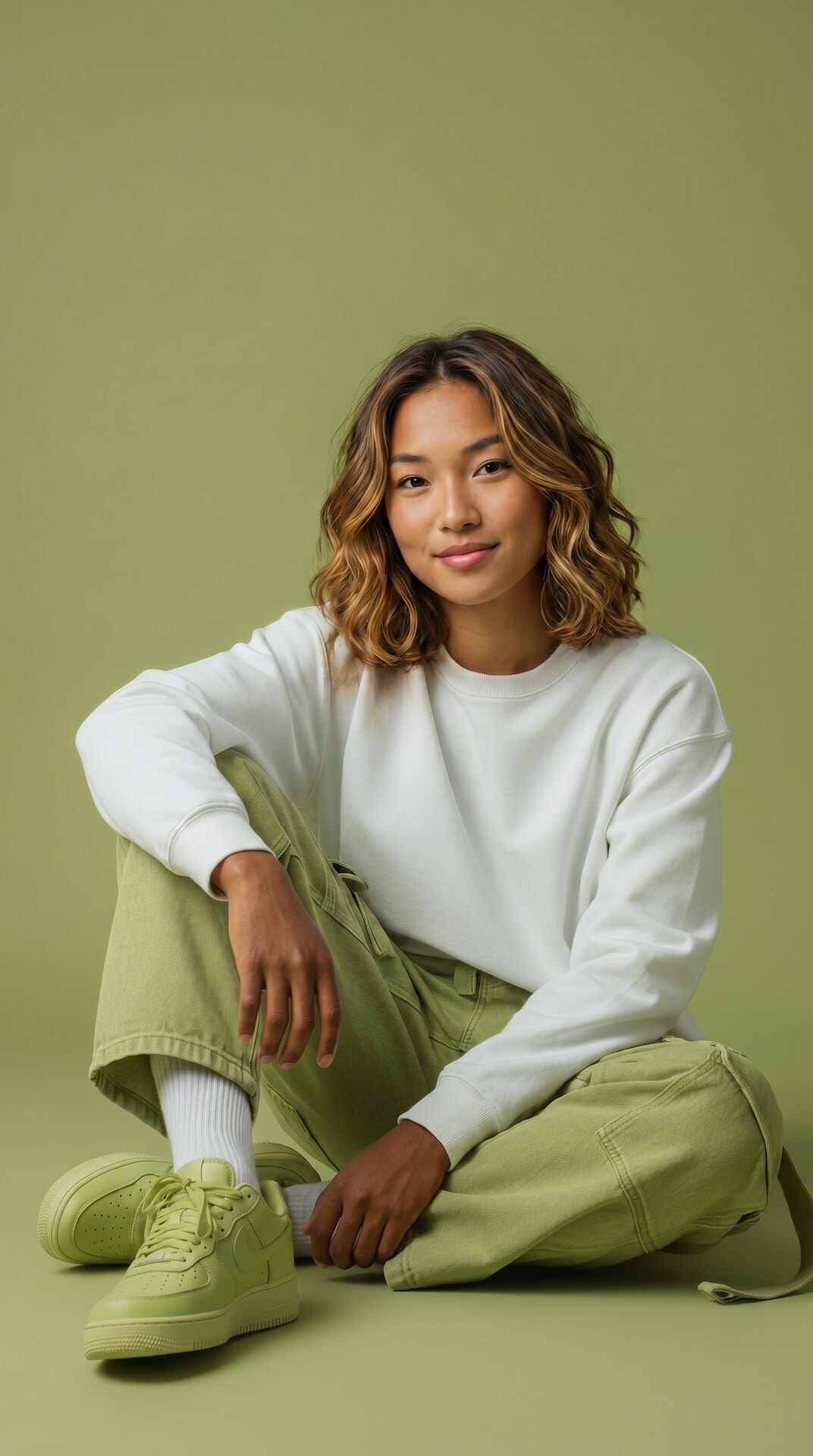 Green Studio Sweatshirt Sit