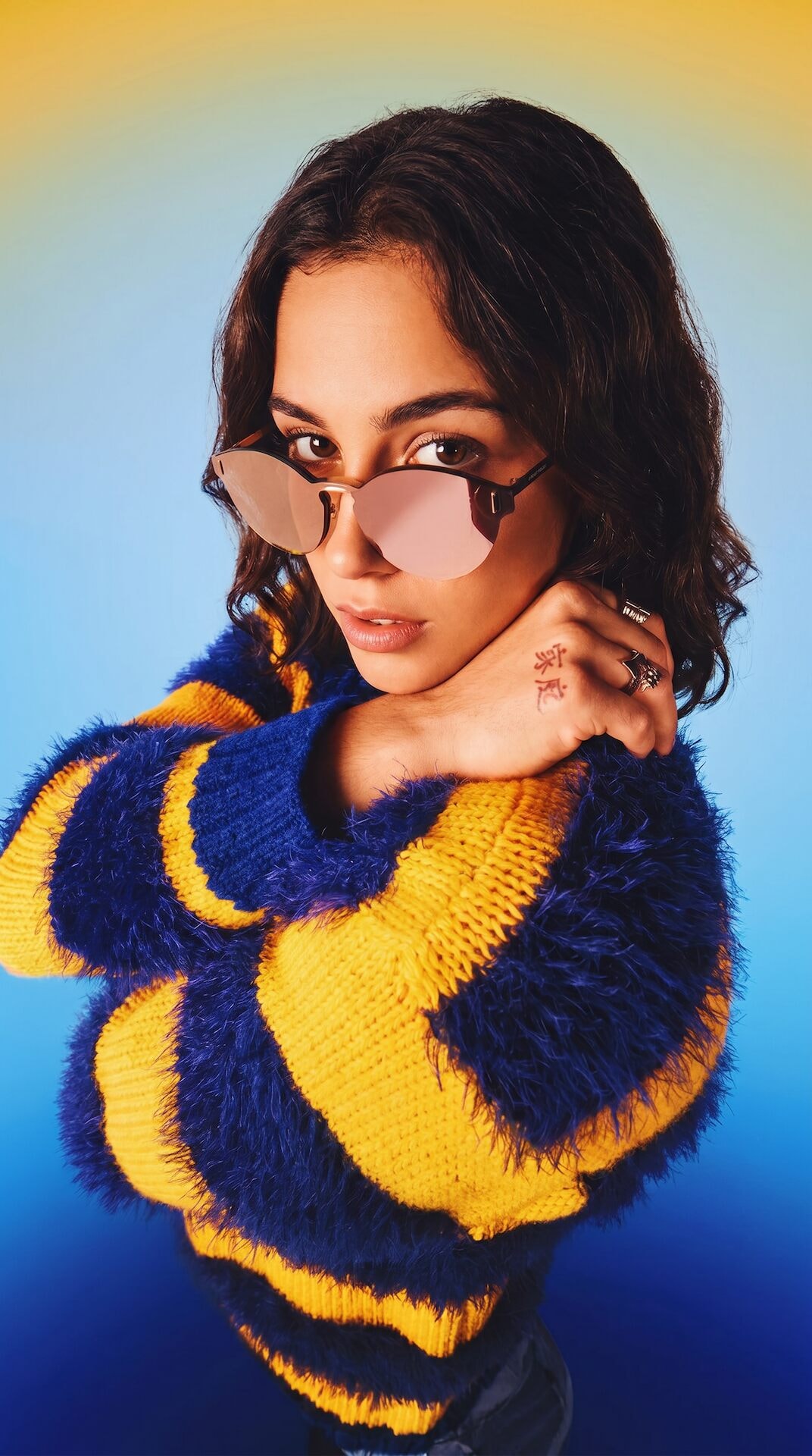 Striped Sweater Color Portrait