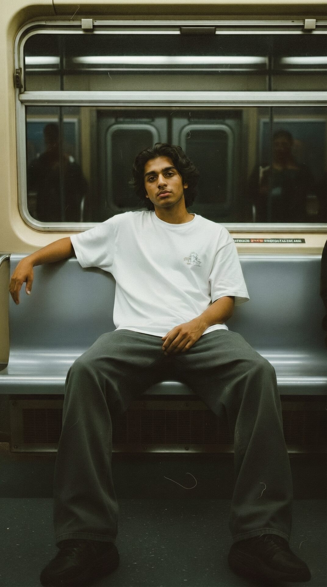 Subway White Tee