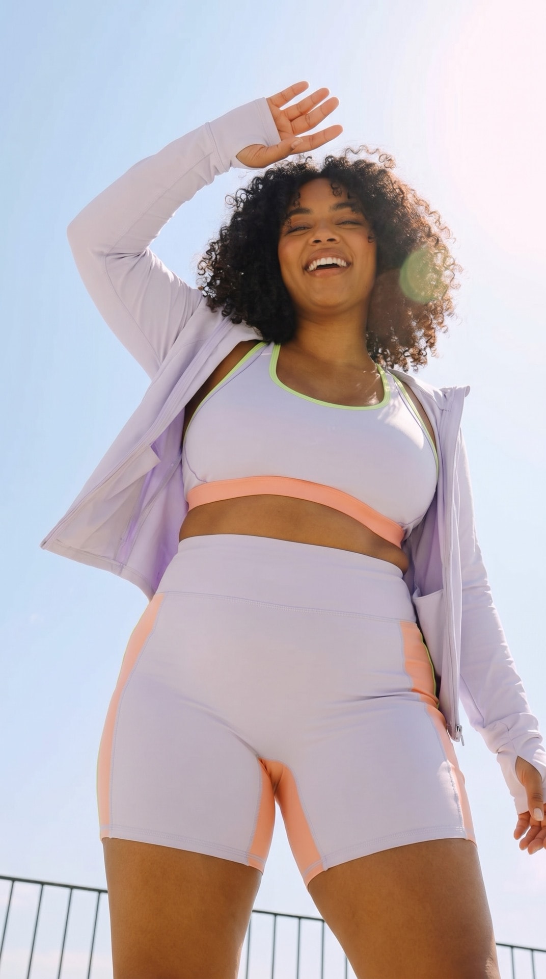 White Pastel Activewear Set