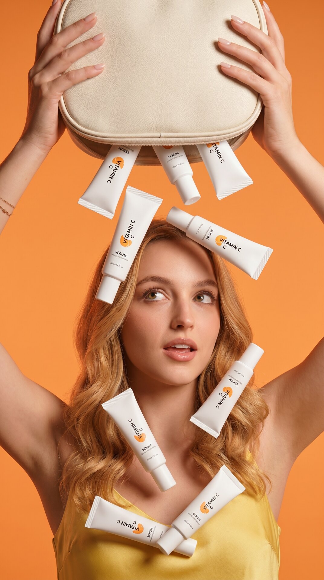 Orange Beauty Tube Portrait