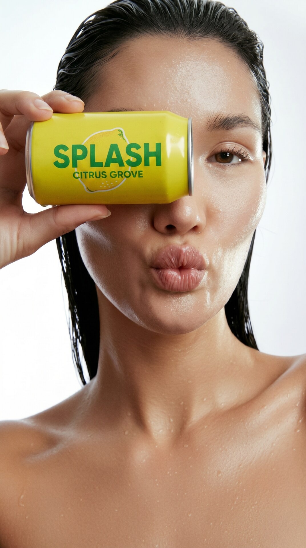 Splash Can Beauty Portrait