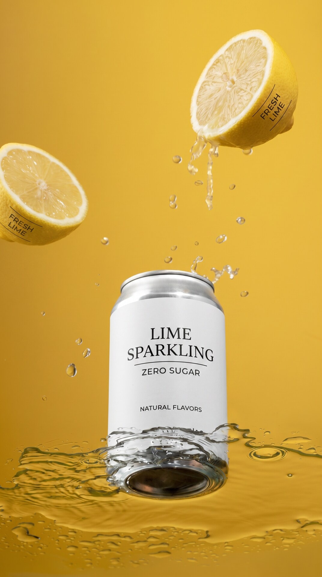 Lime Sparkling Splash Can
