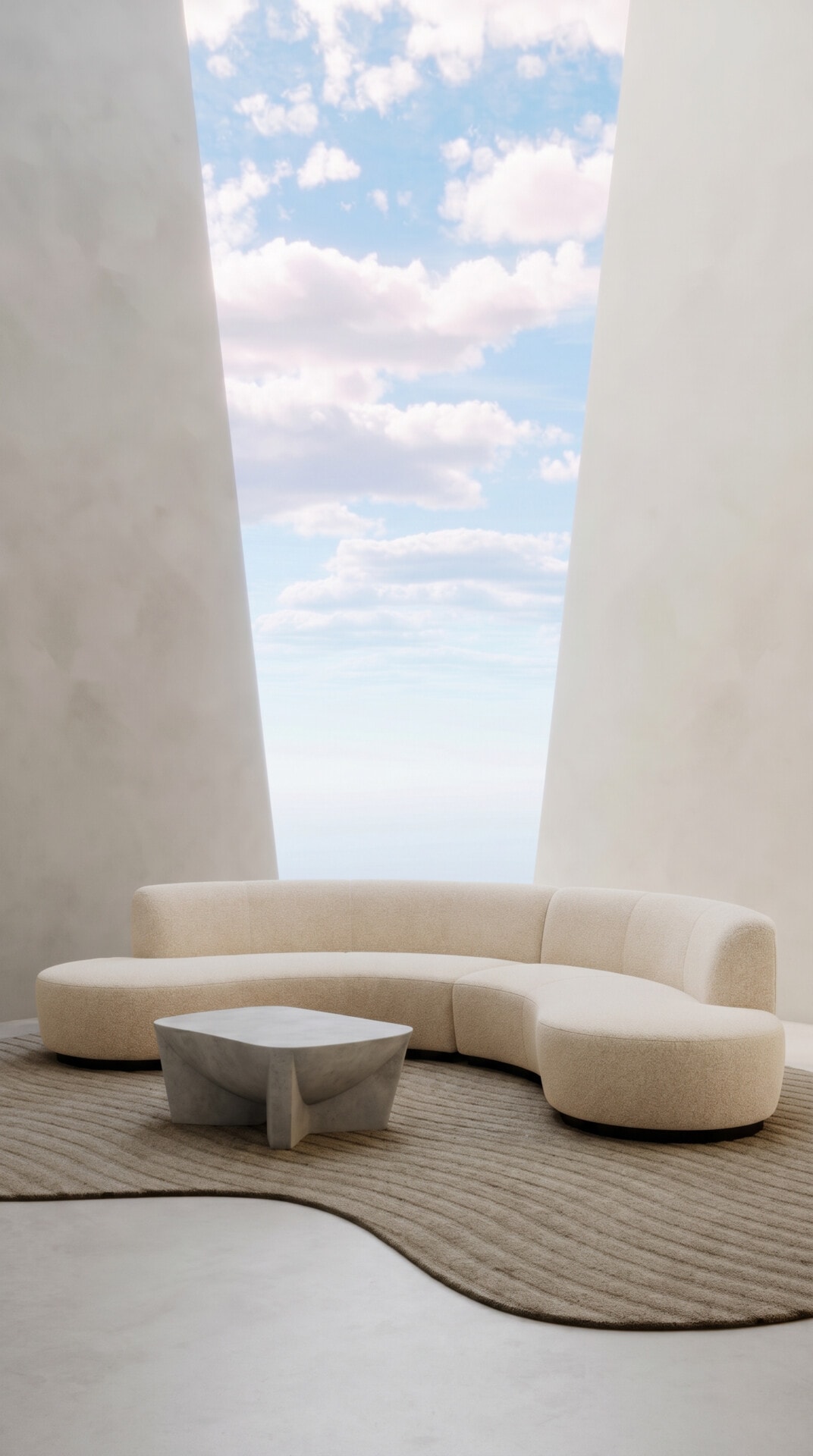 Arched Sofa Sky Room