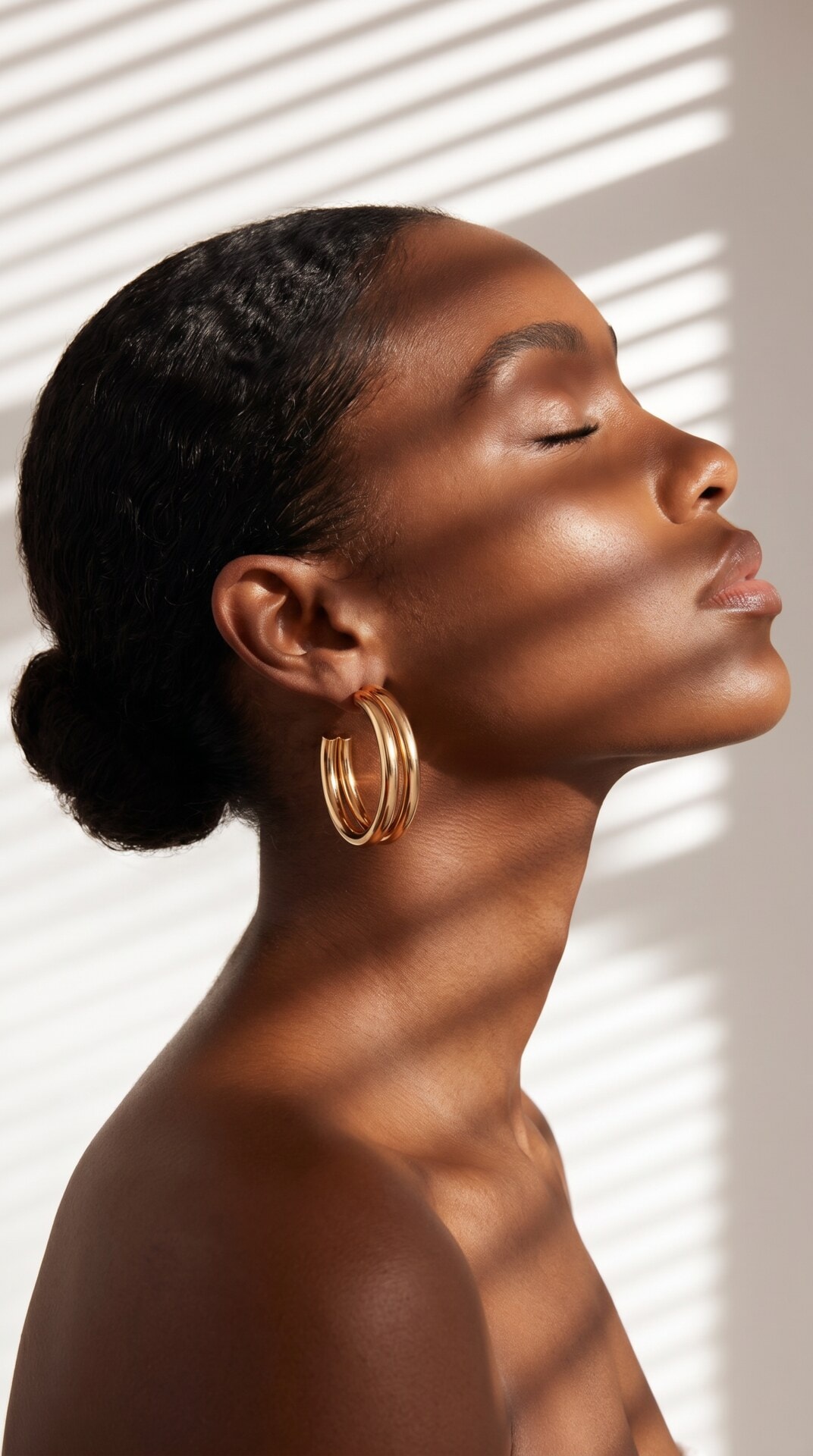 Window Shadow Hoop Portrait
