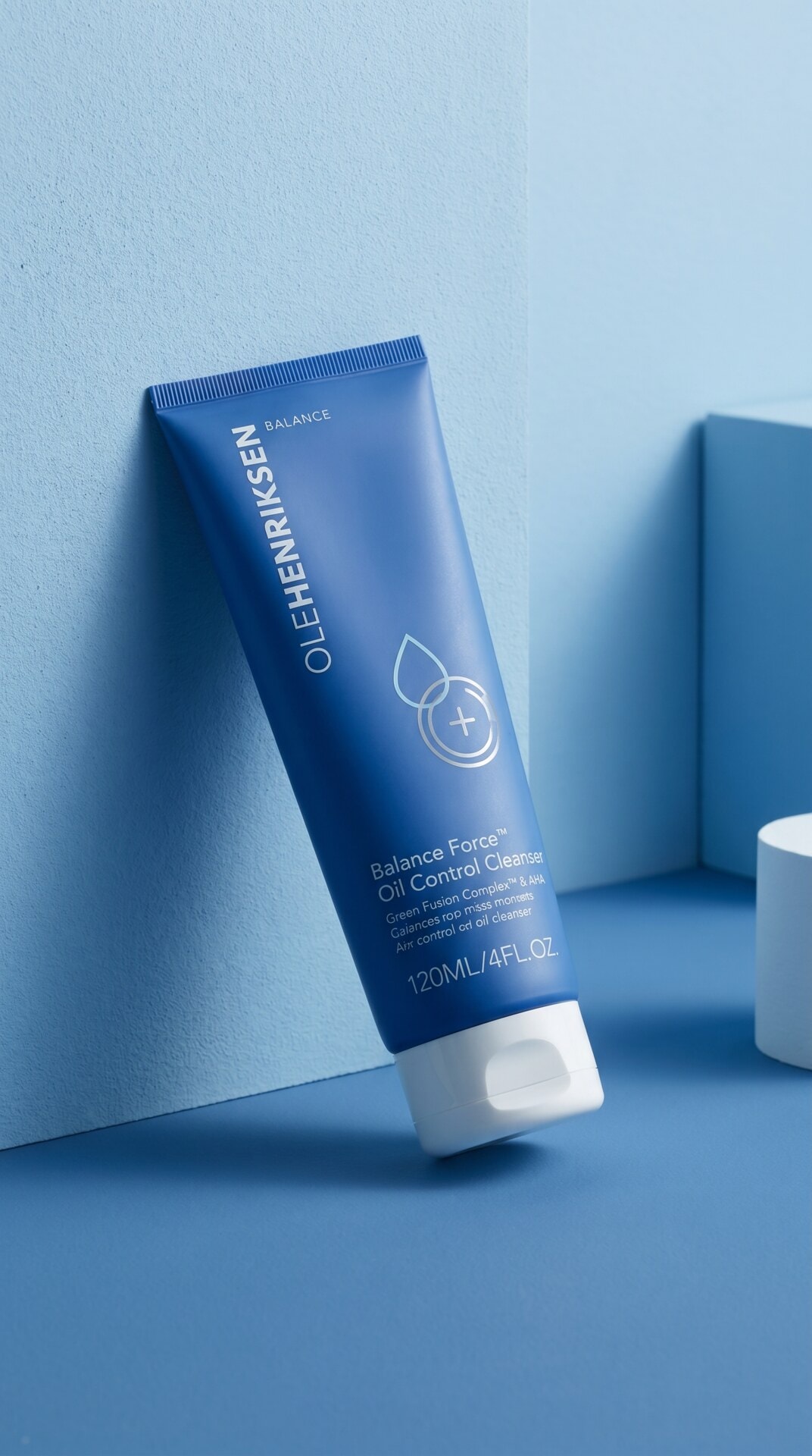 Blue Tube Geometric Studio