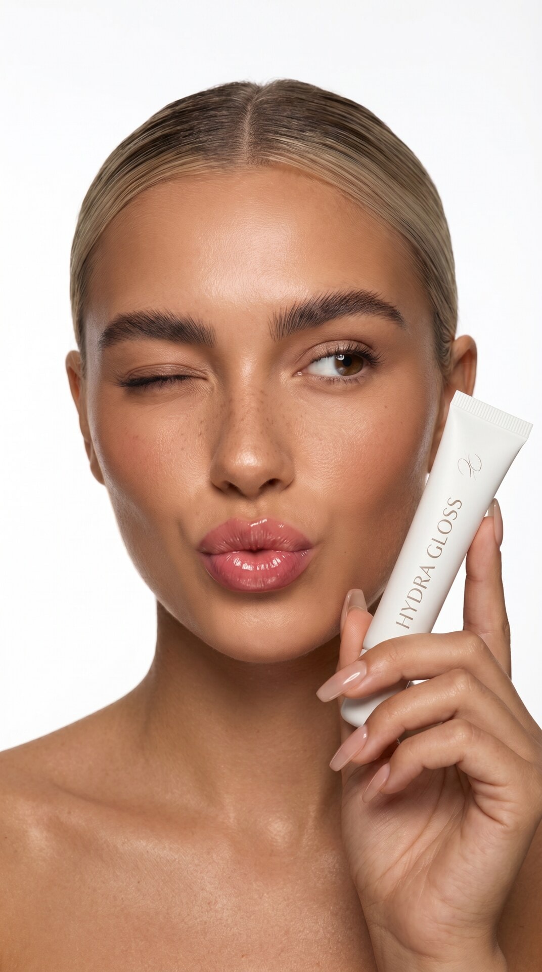 Glow Cream Wink Portrait