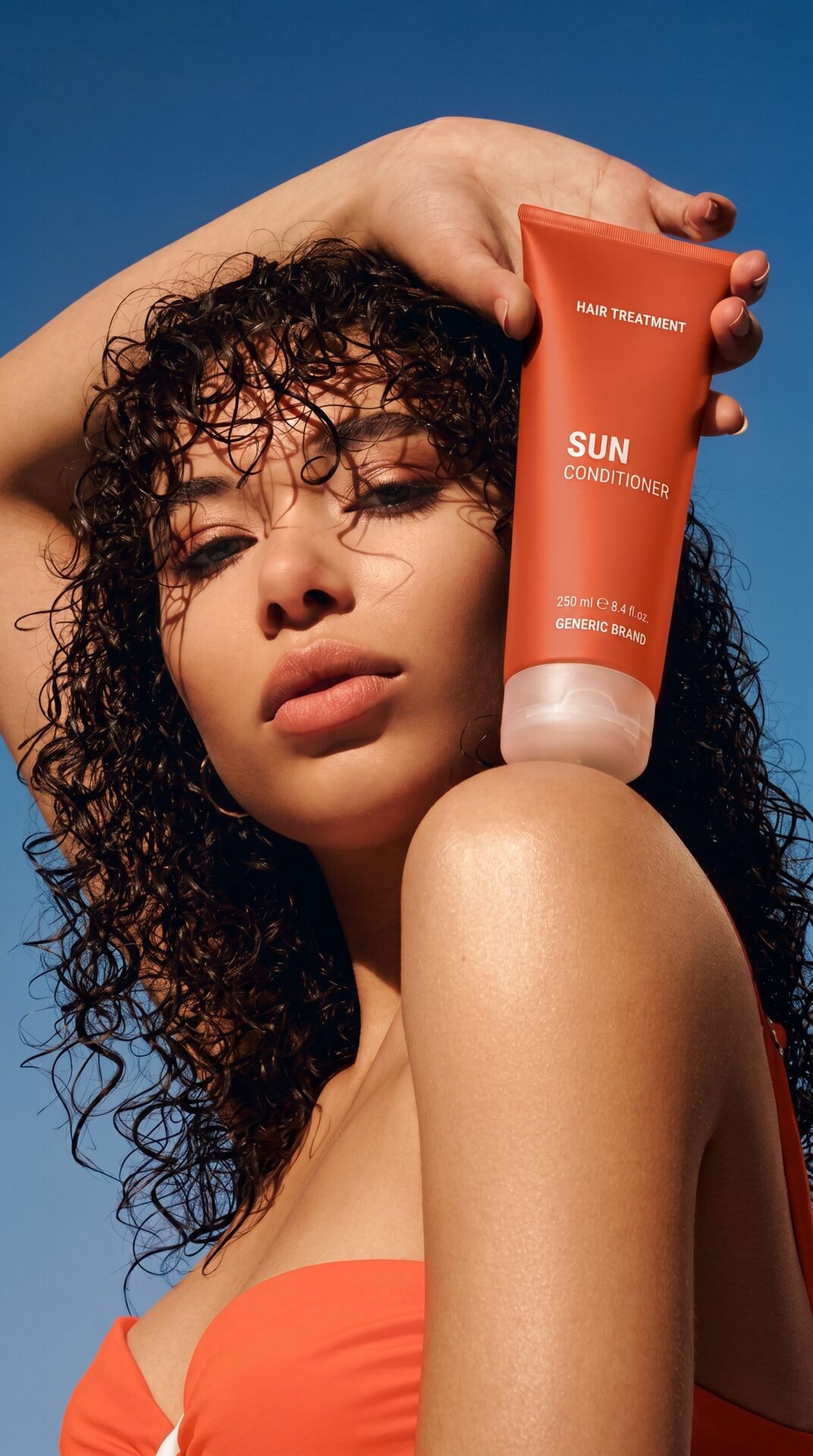 Golden Hour Sunscreen Portrait