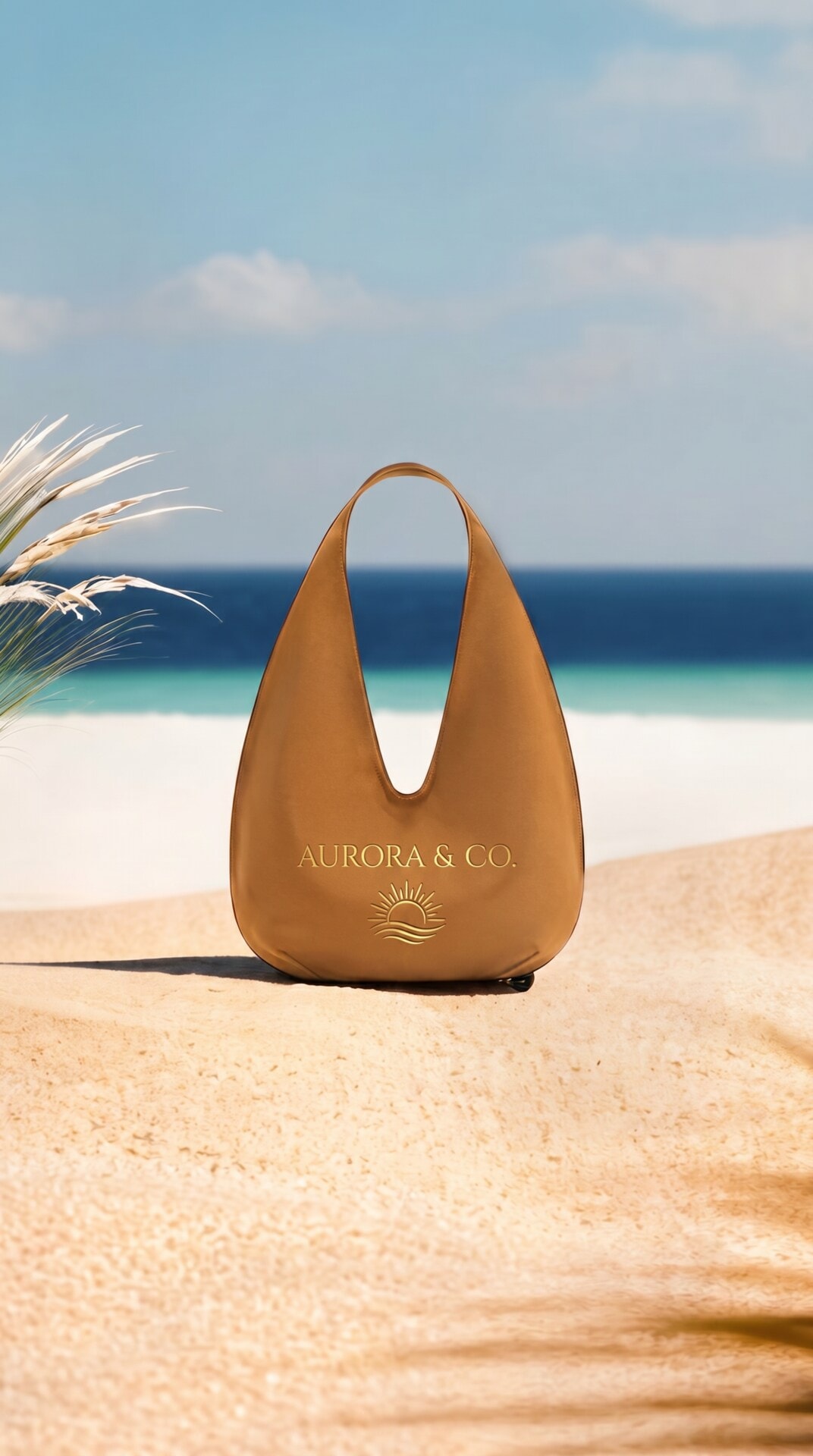 Tan Beach Tote Sand