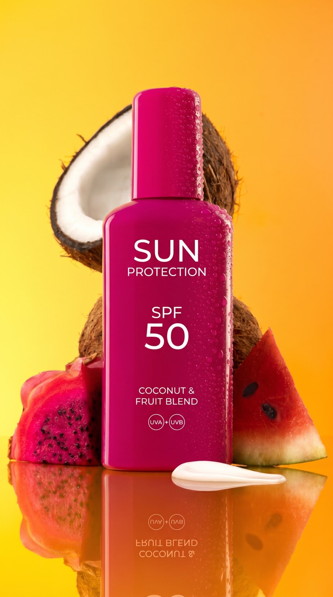 Tropical Sunscreen Still Life